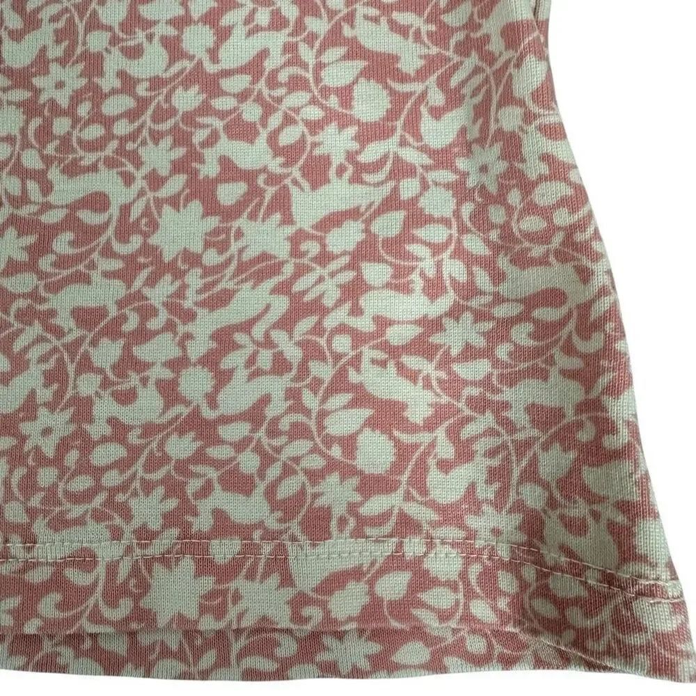 Hanna Andersson Pima Cotton Floral T-Shirt size 6-7 Pink Cream - Picture 4 of 6